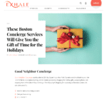 Exhale Lifestyle: These Boston Concierge Services Will Give You the Gift of Time for the Holidays