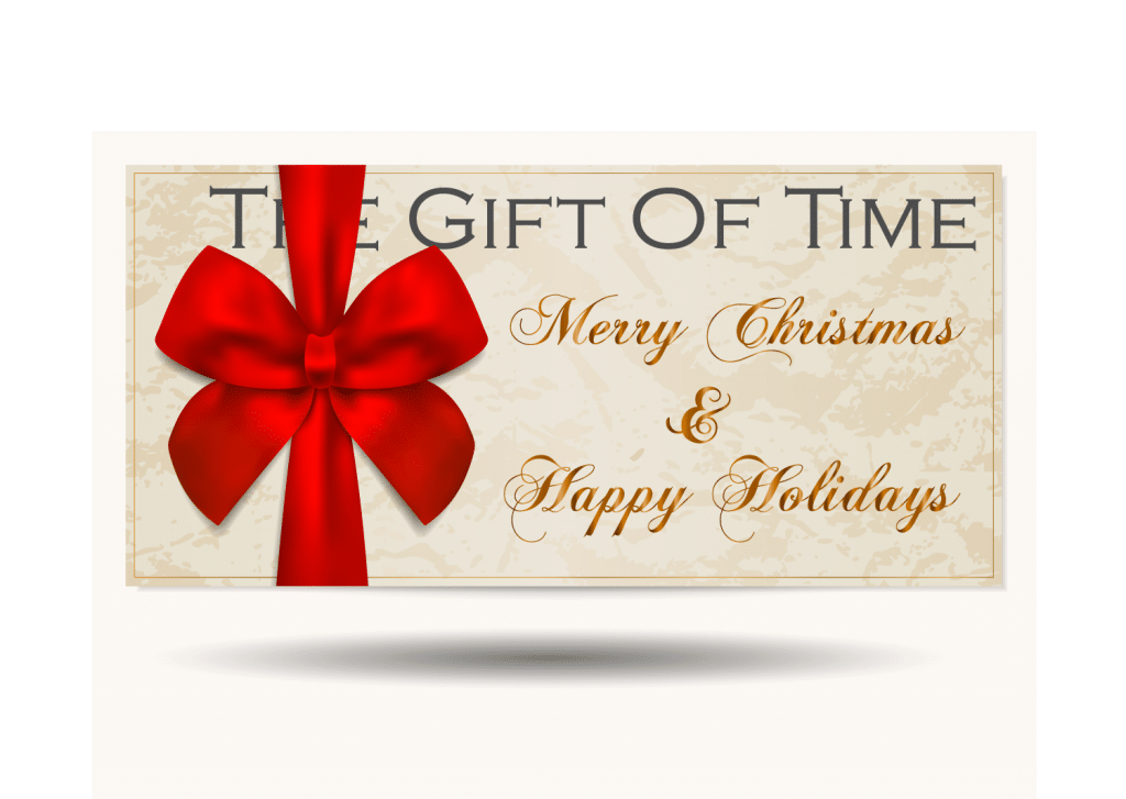 The Best Christmas Gift Ever The Gift Of Time Good Neighbor Concierge